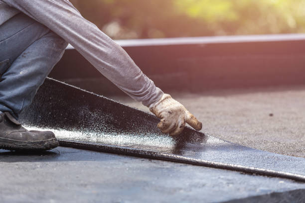 Professional Crawl Space Encapsulation technician working in Fairview, NC